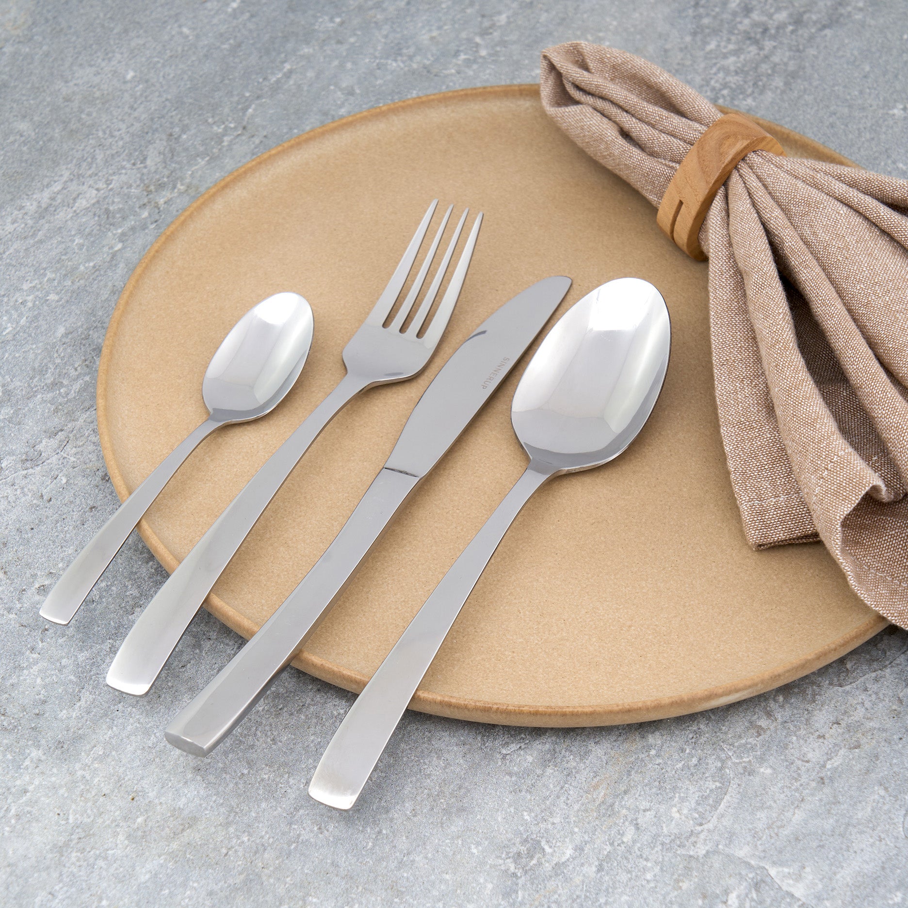 Gourmet Stone II tallerken, 2 stk